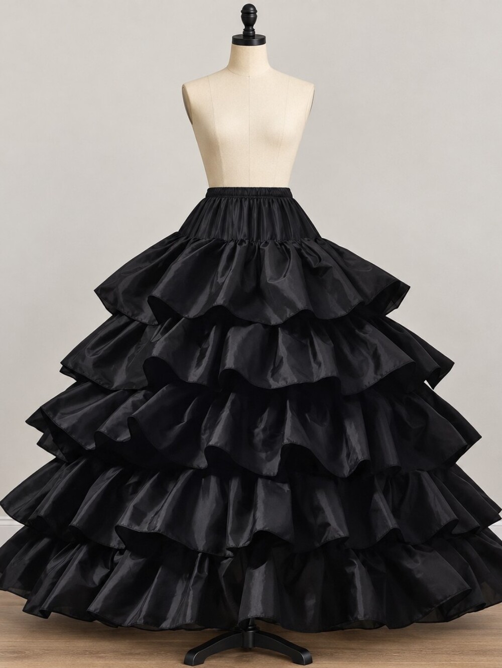 Black Tiered Ruffle skirt